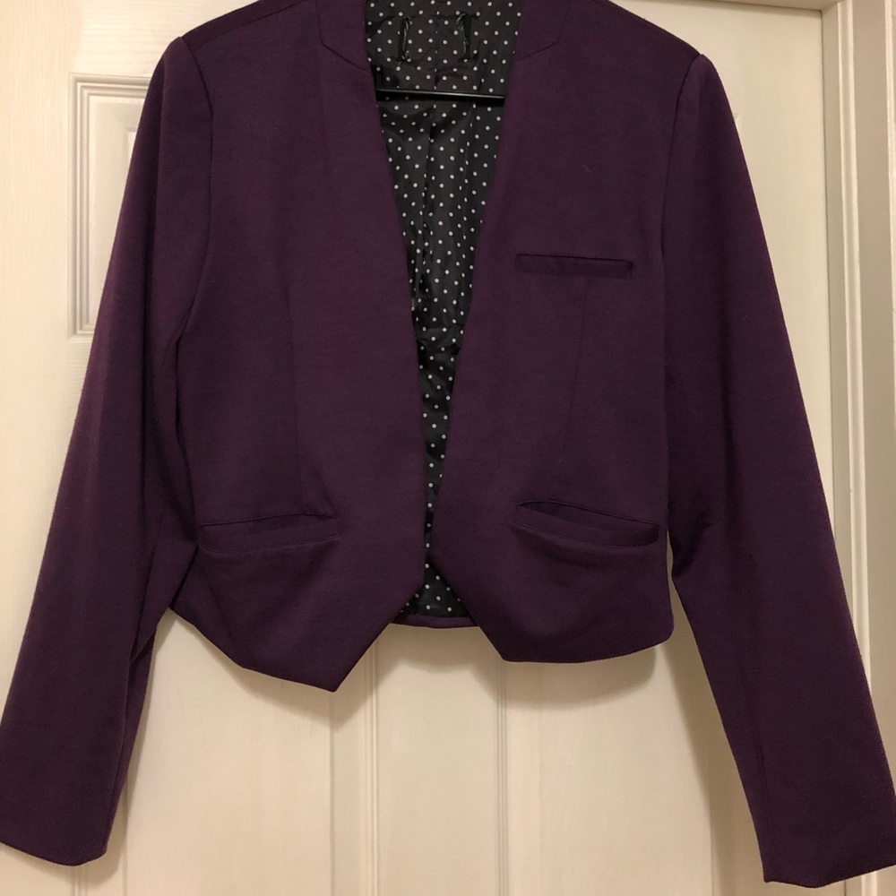 Plum colored blazer